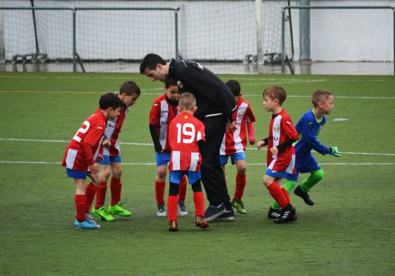 Mounted Training - children playing soccer