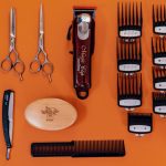 Grooming Brush - stainless steel scissors and hair comb