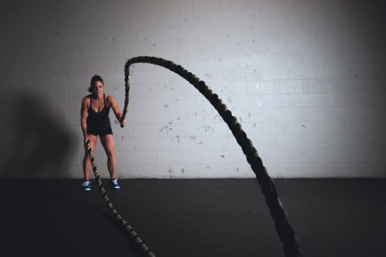 Workout Equestrian - woman holding brown ropes