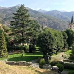 Yoga Rider - green trees on green grass field near mountain during daytime