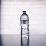 Hydration Health - clear drinking bottle filled with water